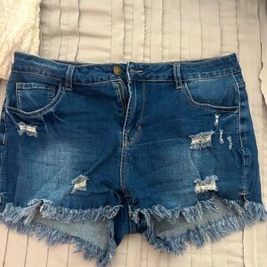 Dark blue Jean shorts